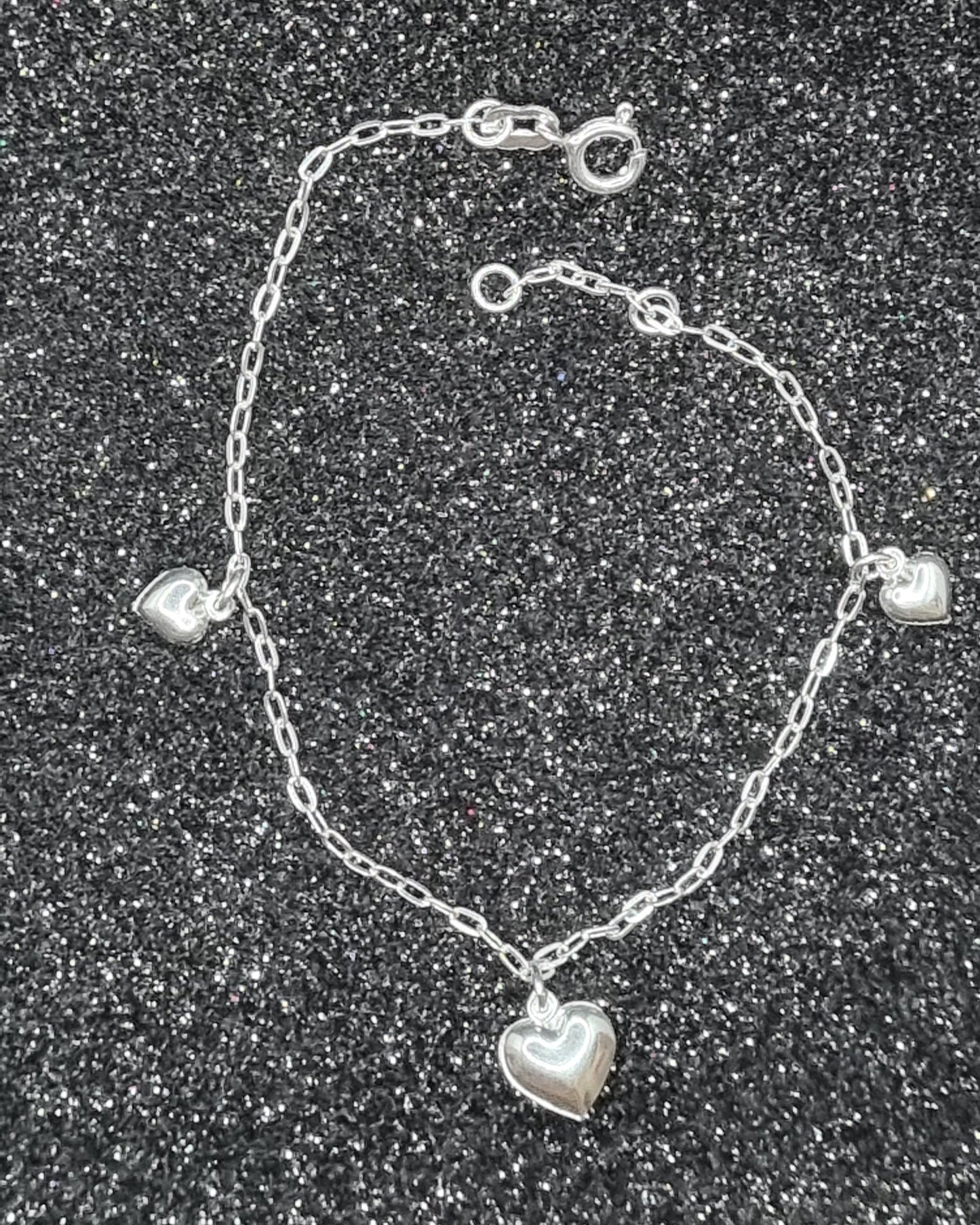 Solid Heart Bracelet S and M