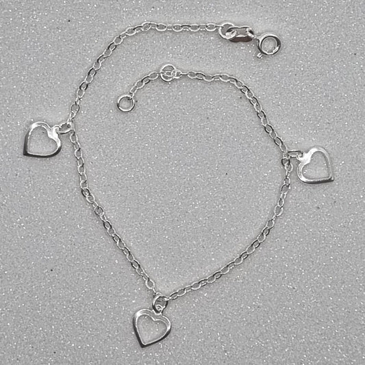 Hollow Heart Bracelet