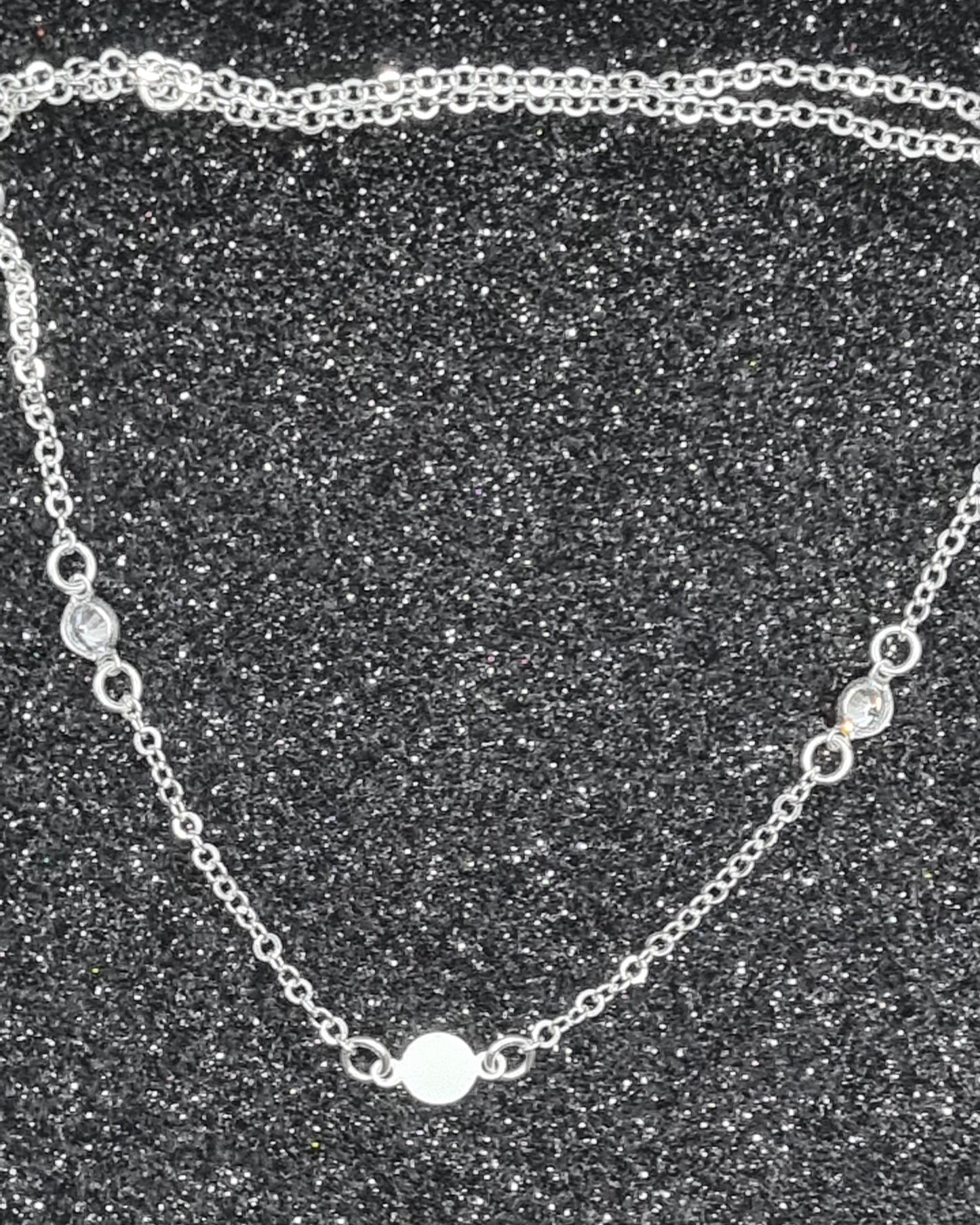 Swarovski Choker Necklace and Plain