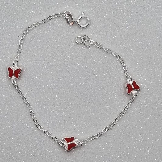 Red Butterfly Bracelet