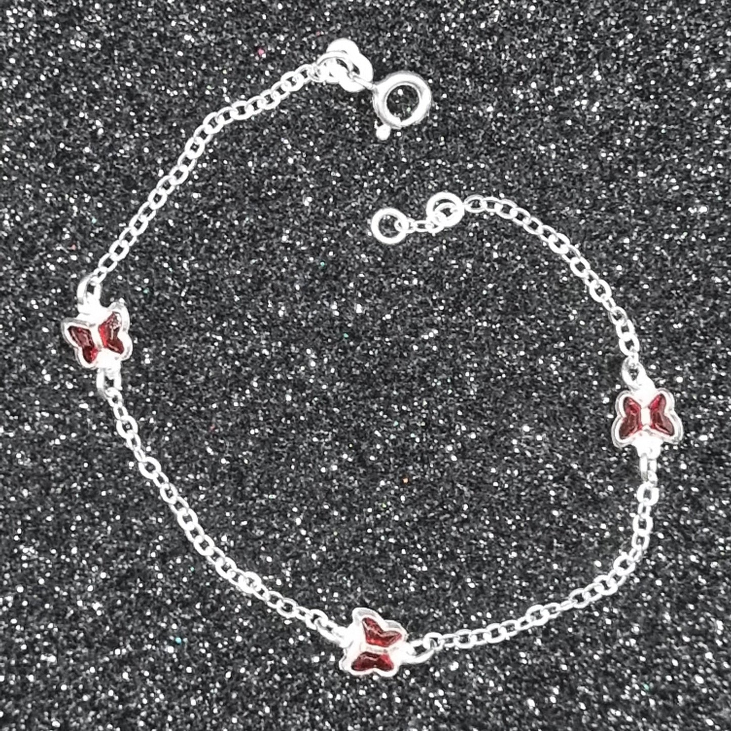 Red Butterfly Bracelet