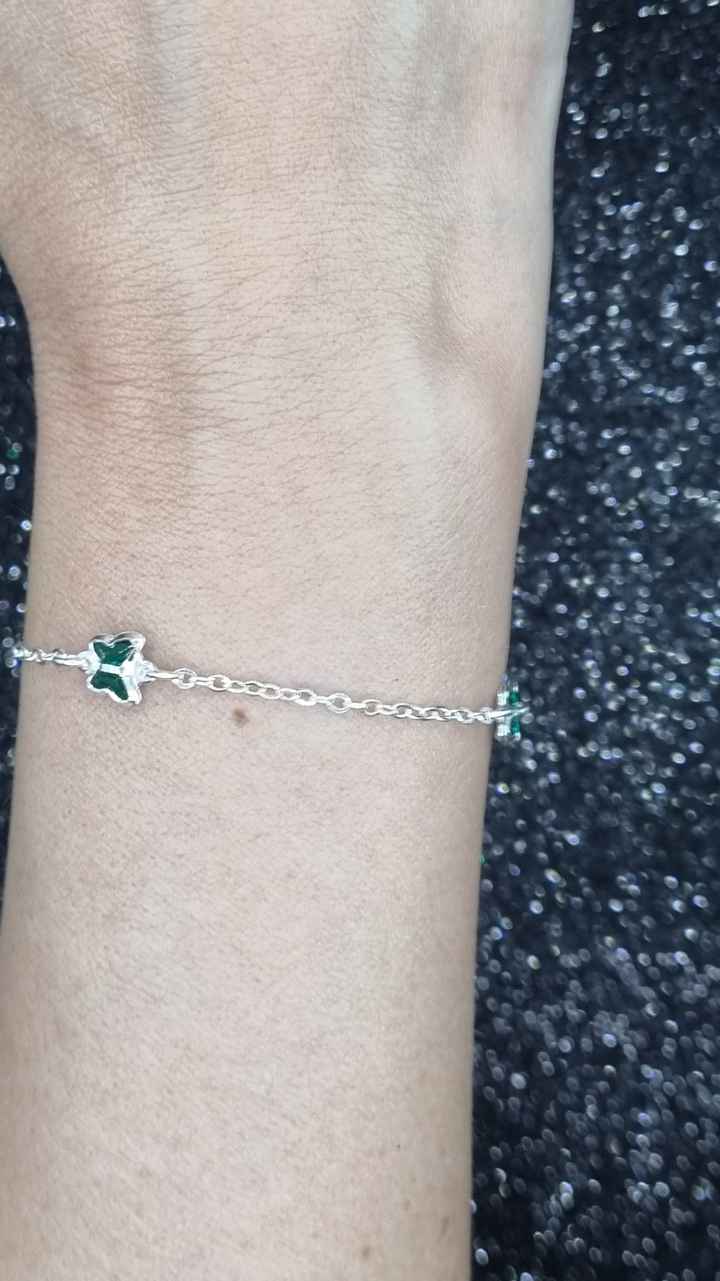 Green Butterfly Bracelet