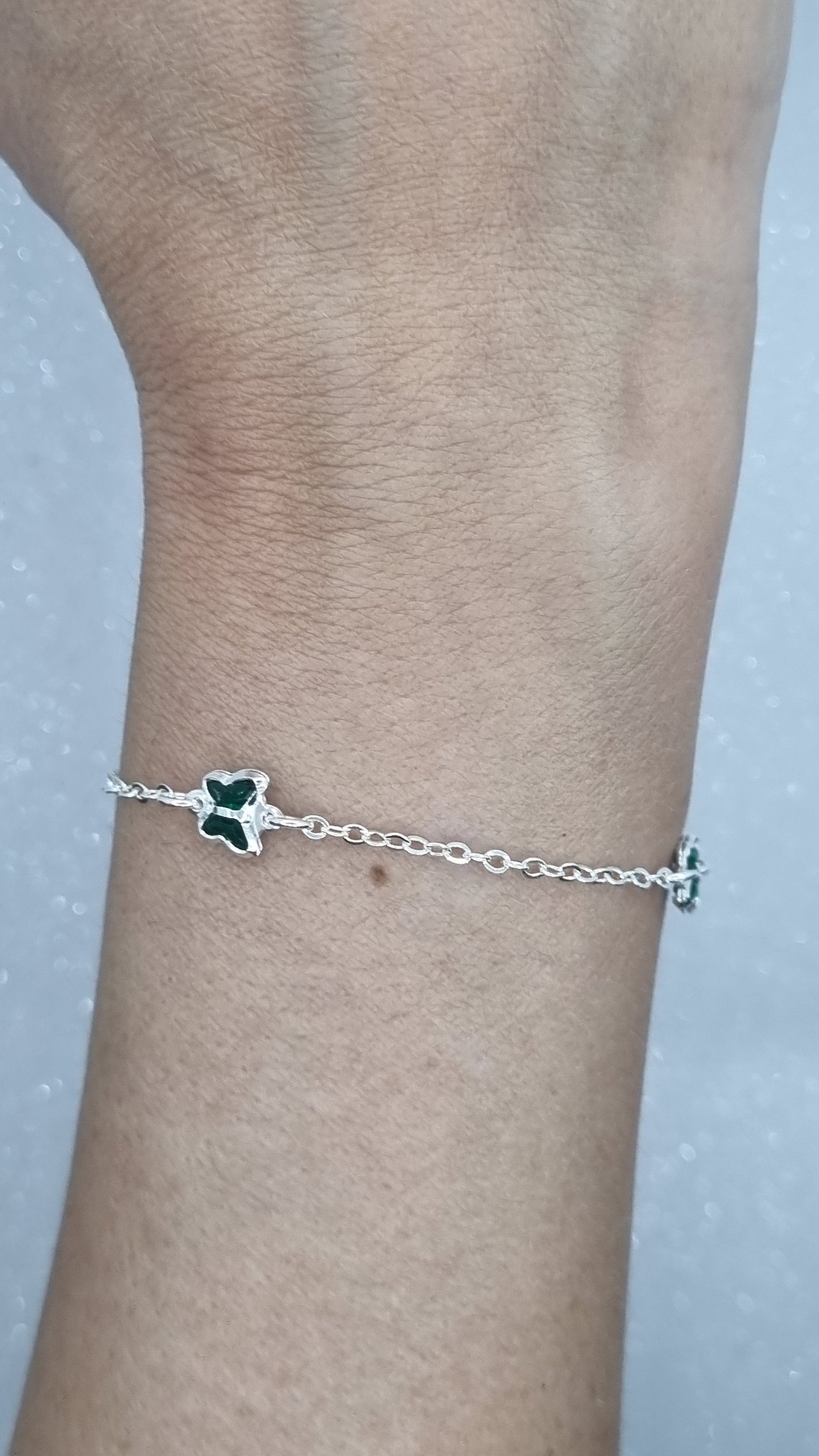 Green Butterfly Bracelet