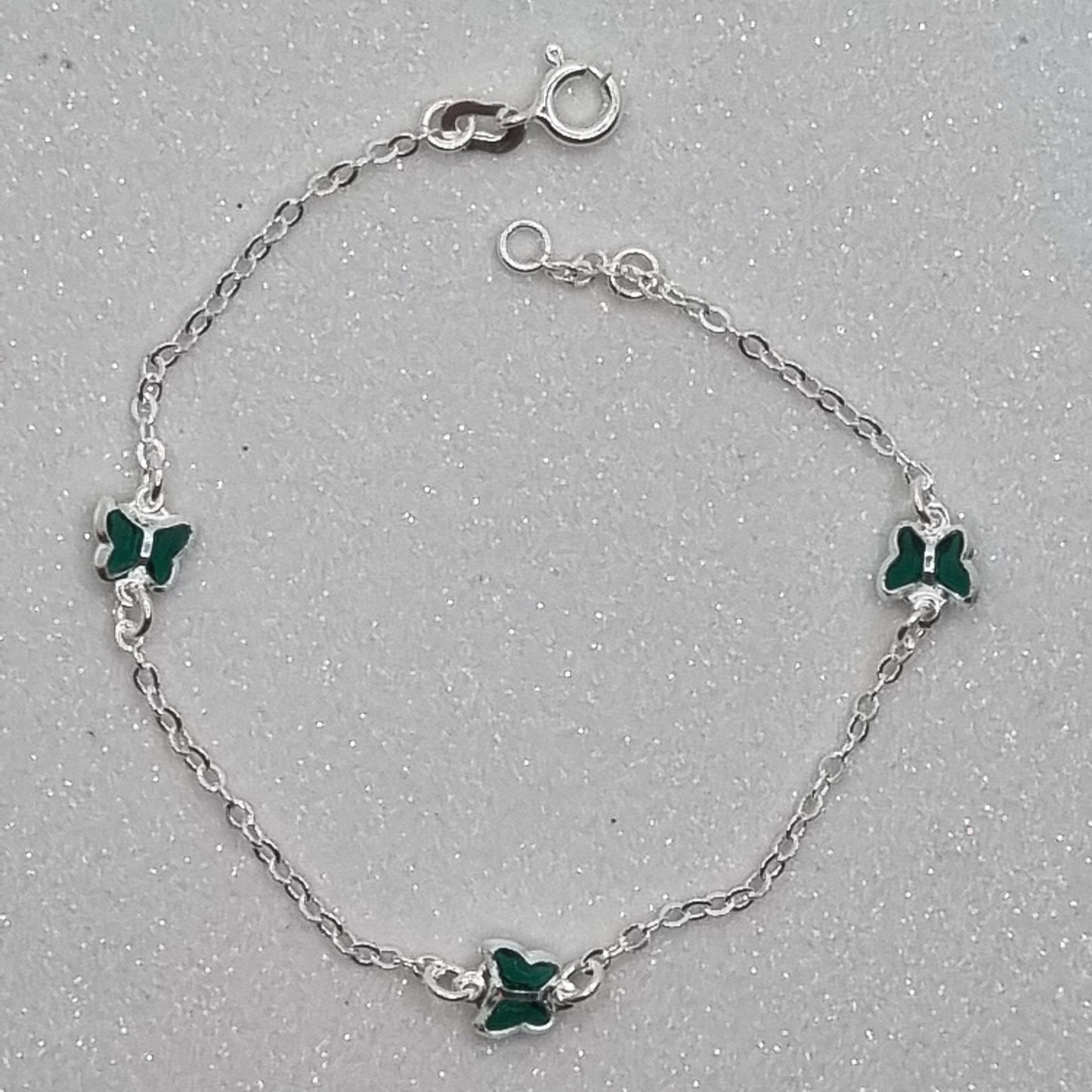 Green Butterfly Bracelet