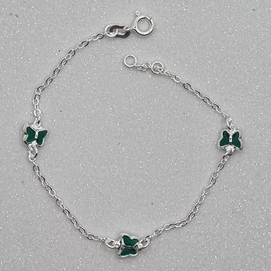 Green Butterfly Bracelet