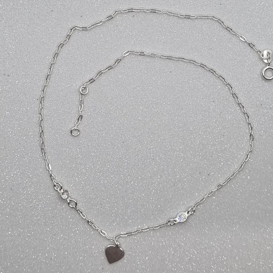 Heart Choker Necklace with Swarovski